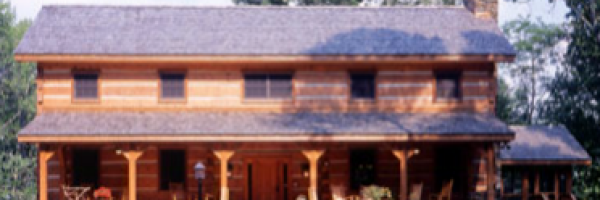 Custom Log Home near Banner Elk, NC built by Mountain Construction