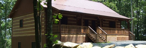 Log Cabin in Valle Crucis near Watauga River