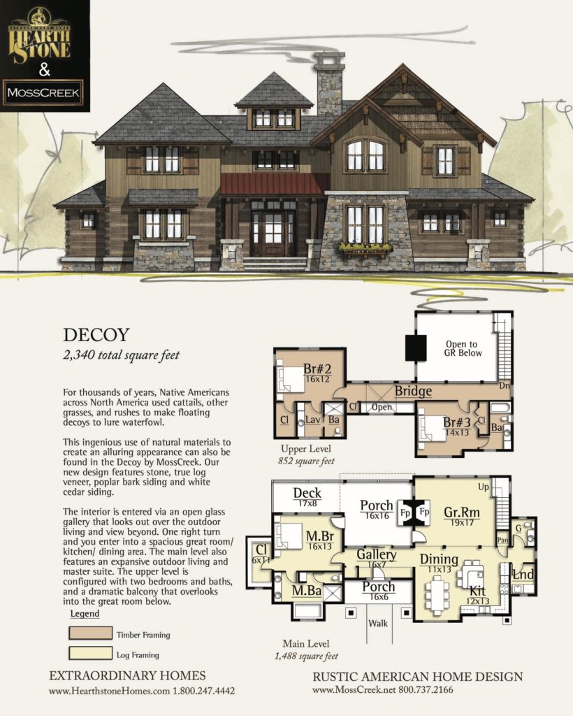 Decoy 4 Plan Variations Mountain Construction